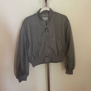 Off White grey bomber jacket